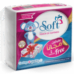 Soft Facial Tissues 180 Sheets – 12 Nylon Packs