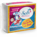 Soft Facial Tissues 200 Sheets – 10 + 2 Free Nylon Packs