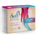 Soft Elite Facial Tissues 330 Sheets – 3 Nylon Packs