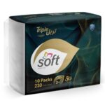 Soft Triple Facial Tissues 230 Sheets – 3 Ply – 10 Packs