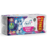 Soft Toilet Rolls (8+2) Rolls – 3 Ply – 150 Sheets