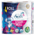 Soft Toilet Rolls 4 Rolls – 3 Ply – 150 Sheets
