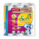 Soft Toilet Rolls 18 Rolls – 2 Ply – 200 Sheets